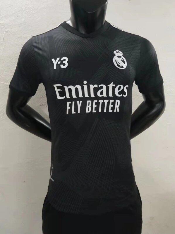 2022/23  Real Madrid Y3  Special  Edition Black player  Version Soccer jersey