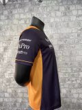 2022 F1 Formula One McLaren RICCIARDO #3 Crew neck  Royal T-shirt High Quality F1 麦克拉伦赛车服  A10