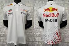 2022 F1 Formula One Red Bull White POLO T-shirt  High Quality F1 红牛赛车服  A10