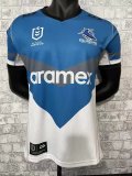 022 NRL shark  Blue White Rugby Jerseys High Quality 鲨鱼 A10