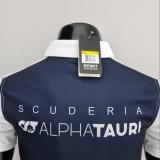 2022 F1 Formula One  Racing  Ferrari  SCUDERIA ALPHATAURI  POLO  T-shirt High Quality 法拉利斯库德里亚赛车服 A10