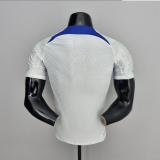 22/23  France  White Training Player Version  Soccer Jersey