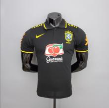 2022  Brazil  Black  POLO  Fans Version Jersey