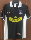 Retro 97/98  Colo-Colo Away  Black Soccer Jersey