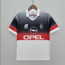 Retro 95/96 AC  Milan Black & White Training Soccer Jersey