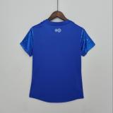 22/23  Cruzeiro Home Women Blue Fan Version Soccer Jersey