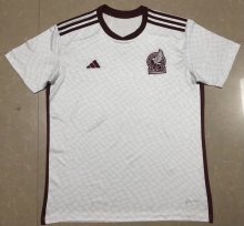 2022  Mexico  Away White  Fans Version  Soccer Jersey