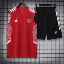 22/23 Man United Red Vest Kit Training Jersey