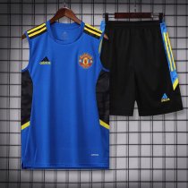 22/23 Man United Blue Vest Kit Training Jersey