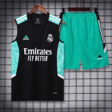 22/23 Real Madrid  Black Vest Kit Training Jersey
