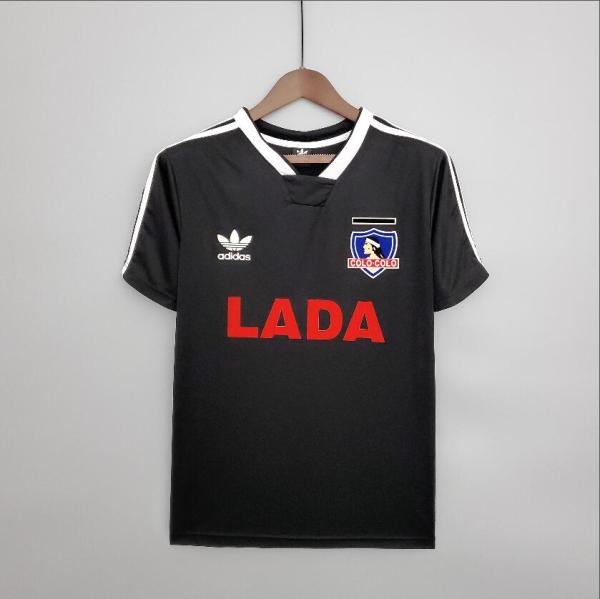 Retro 1991  Colo-Colo Away  Black Soccer Jersey