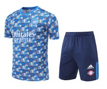 22/23  Arsenal  Blue Short Sleeve Kit Training Jersey