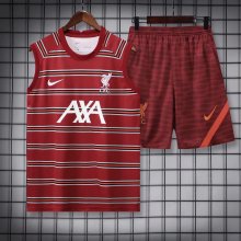 22/23  Liverpool  Red Vest Kit  Training  Jersey