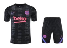 22/23  Barcelona Black Short Sleeve  Kit  Training Jersey
