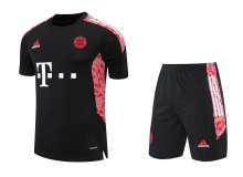 22/23  Bayern Munchen Black Short Sleeve Kit Training Jersey