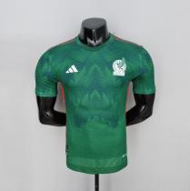 2022  Mexico Home Green  Player Version  Soccer Jersey