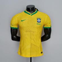 2022 Brazil  Yelloe Classic Edition  Player Version Soccer Jersey