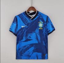 2022 Brazil  Blue  Classic Edition  Fans version Jersey