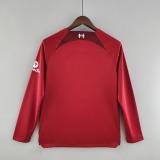 22/23  Liverpool  Home  Long sleeve Fans  Version Soccer jersey