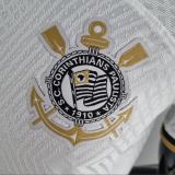 22/23 Corinthians Home White player Version Soccer Jersey