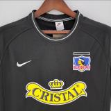 Retro 00/01  Colo-Colo Away  Black Soccer Jersey