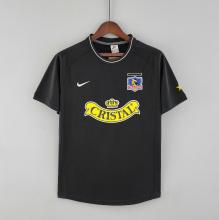 Retro 00/01  Colo-Colo Away  Black Soccer Jersey