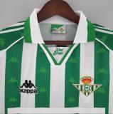 Retro 96/97 Real Betis  Home Soccer Jersey