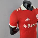 22/23  Brazil International Home Red  Player Version  Soccer Jersey