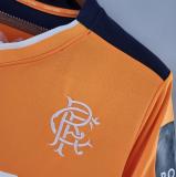 22/23  Rangers Third  Orange Fans Version Soccer Jersey