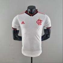 22/23  Flamengo Away White  Player Version Soccer Jersey