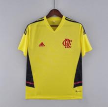 22/23  Flamengo  Yellow Training  Soccer Jersey