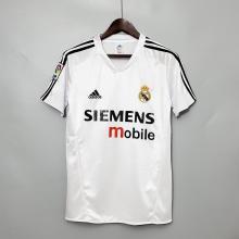 Retro 04/05 Real Madrid Home White Soccer jersey