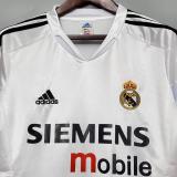 Retro 04/05 Real Madrid Home White Soccer jersey