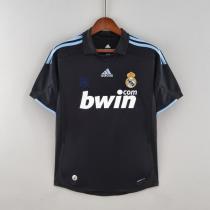 Retro 09/10 Real Madrid Away  Black  Soccer jersey