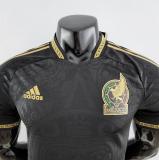 2022  Mexico Special Edition Black Player Version  Soccer Jersey
