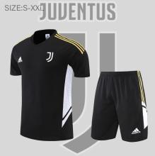 22/23 Juventus Short Sleeve Kit Black Training Jersey