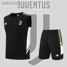 22/23 Juventus Vest Kit Black Training Jersey