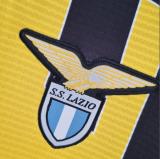 Retro 98/99 Lazio Third  Yellow Soccer Jersey