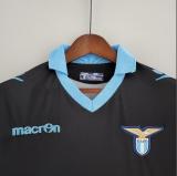 Retro 15/16  Lazio Away Black Soccer Jersey