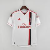 Retro 11/12 AC  Milan Away White Soccer Jersey