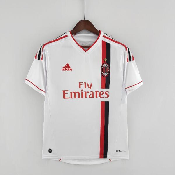 Retro 11/12 AC  Milan Away White Soccer Jersey