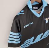 Retro 15/16  Lazio Away Black Soccer Jersey