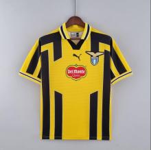 Retro 98/99 Lazio Third  Yellow Soccer Jersey