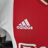 22/23  Ajax Home  Player  Version Soccer Jersey
