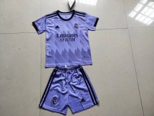 22/23  Real Madrid Away Kids Soccer jersey