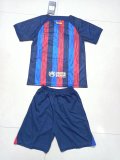 22/23  Barcelona  Home  Kids  Soccer Jersey