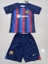 22/23  Barcelona  Home  Kids  Soccer Jersey