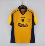Retro 00/01  Liverpool  Away  Soccer Jersey