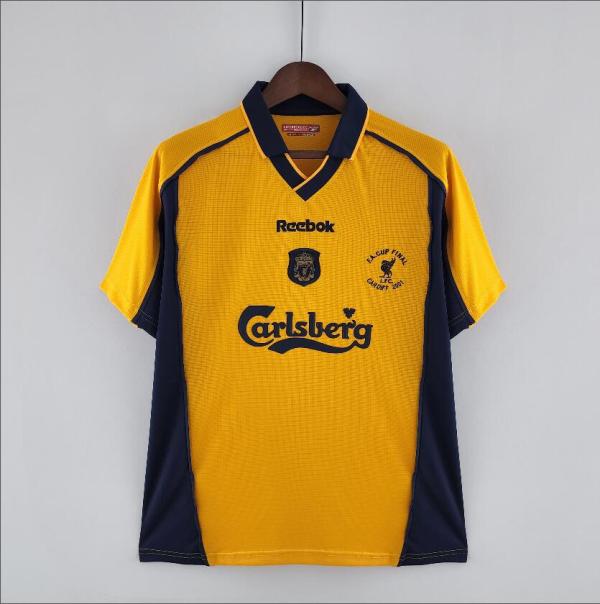Retro 00/01  Liverpool  Away  Soccer Jersey