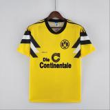 Retro 1989 Dortmund home Soccer Jersey